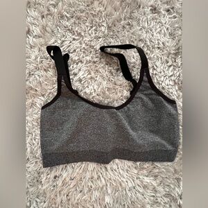 Brand: Vitality - Heather Gray/Black Sports Bra - Size L